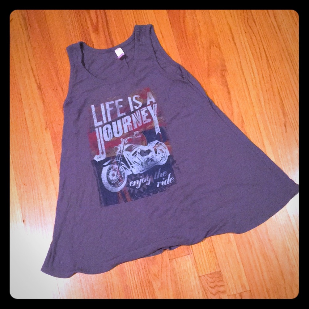 Life is a journey motorcycle tank